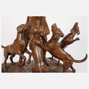 Carl Kauba, Fuchsjagd mit Hunden