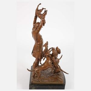 Carl Kauba, Fuchsjagd mit Hunden