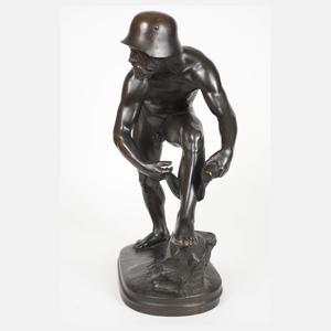 Adolf Bermann, verwundeter Soldat