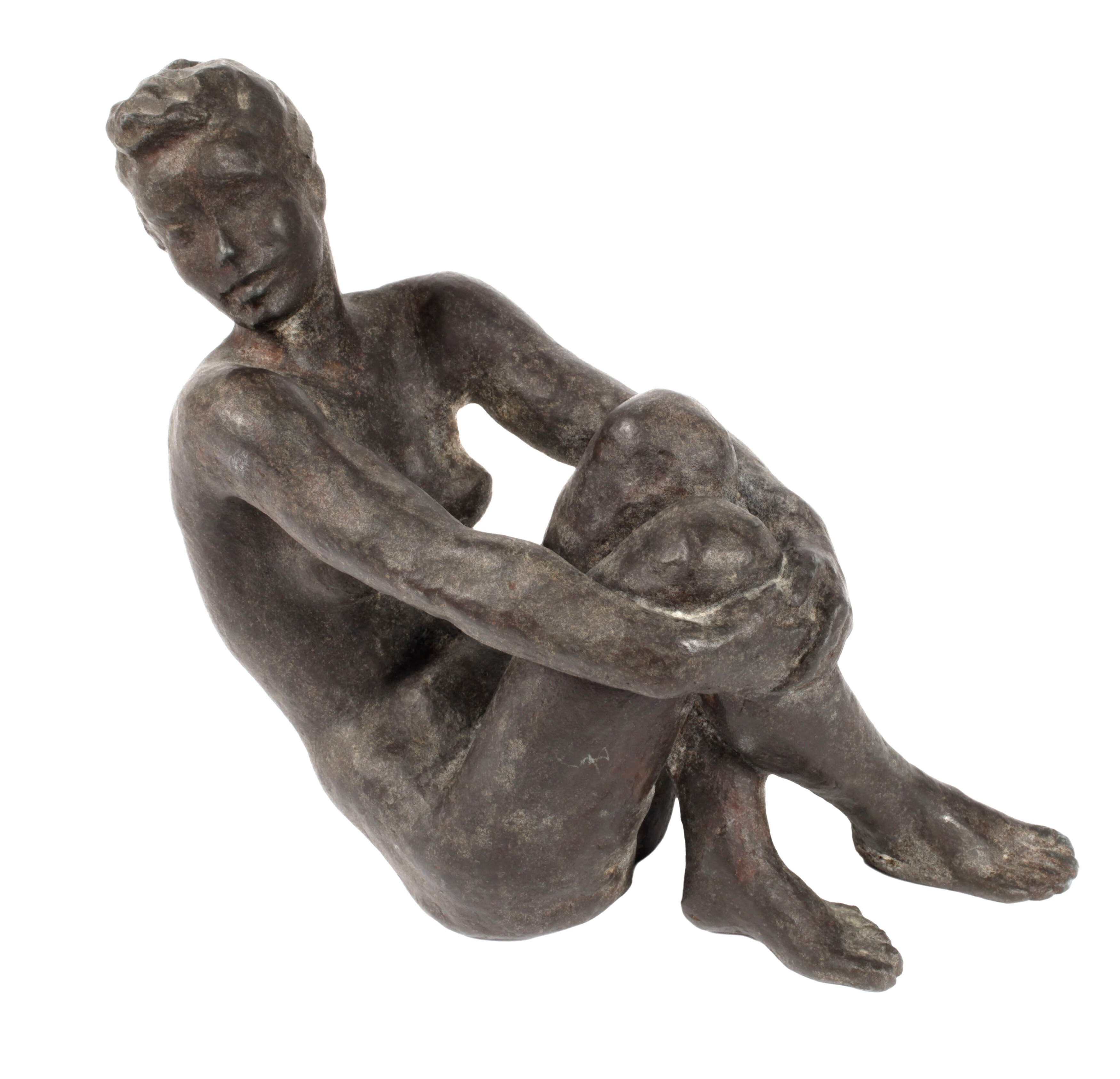 Lore Friedrich-Gronau, sitzender weiblicher Akt