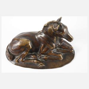 Albert Hinrich Hussman, liegendes Fohlen