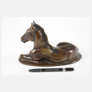 Albert Hinrich Hussman, liegendes Fohlen