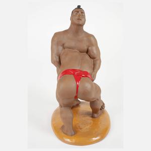 Rosenthal Figurengruppe Sumo-Ringer