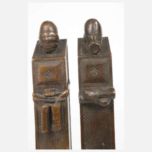 Monogrammist PP, Paar moderne Stelen