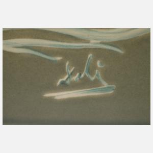 Salvador Dali, Keramikplatte "Himmelsbote"