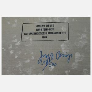 Joseph Beuys, "Ein-Stein-Zeit"