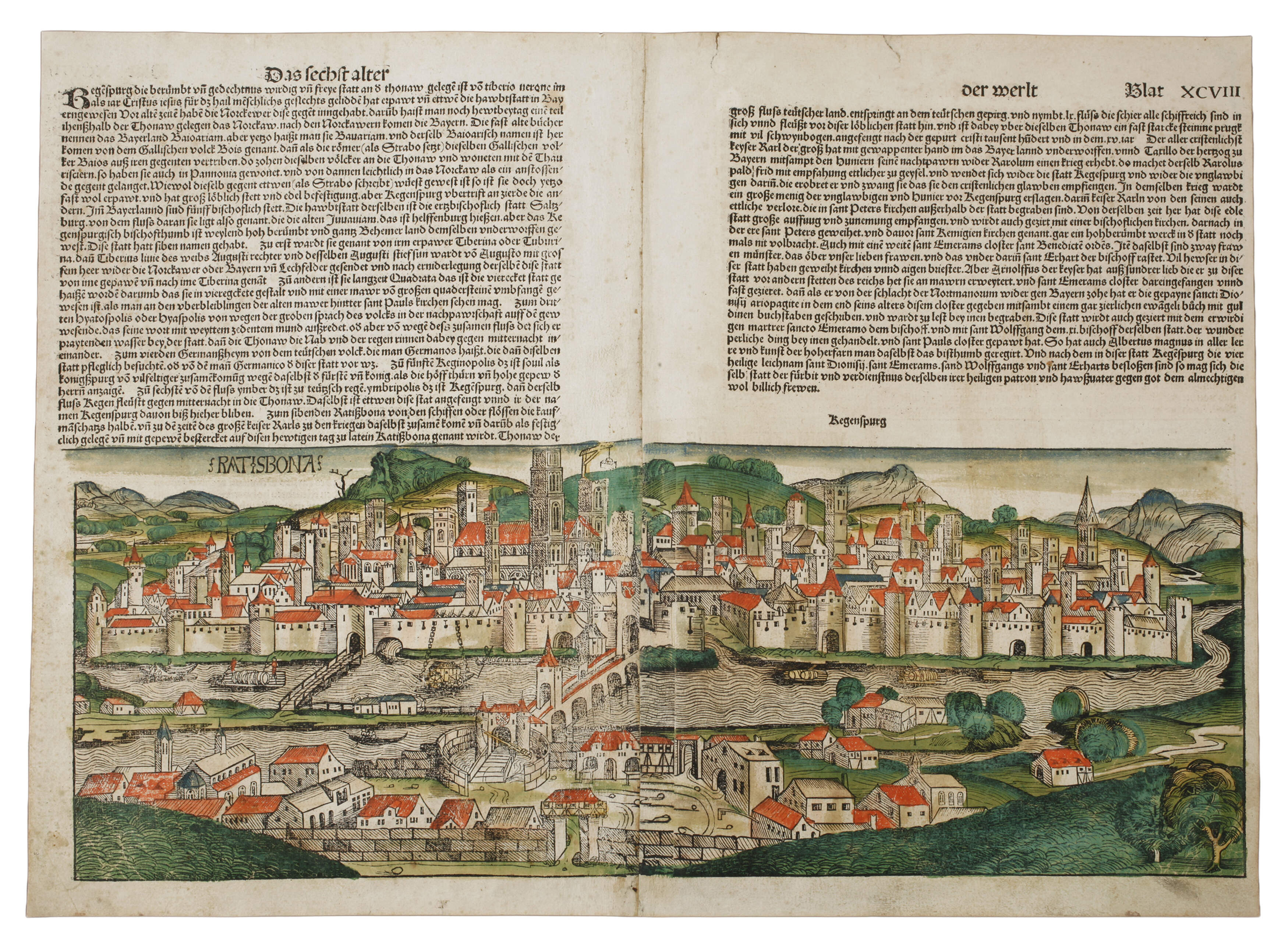 Michael Wolgemut, Ansicht Regensburg