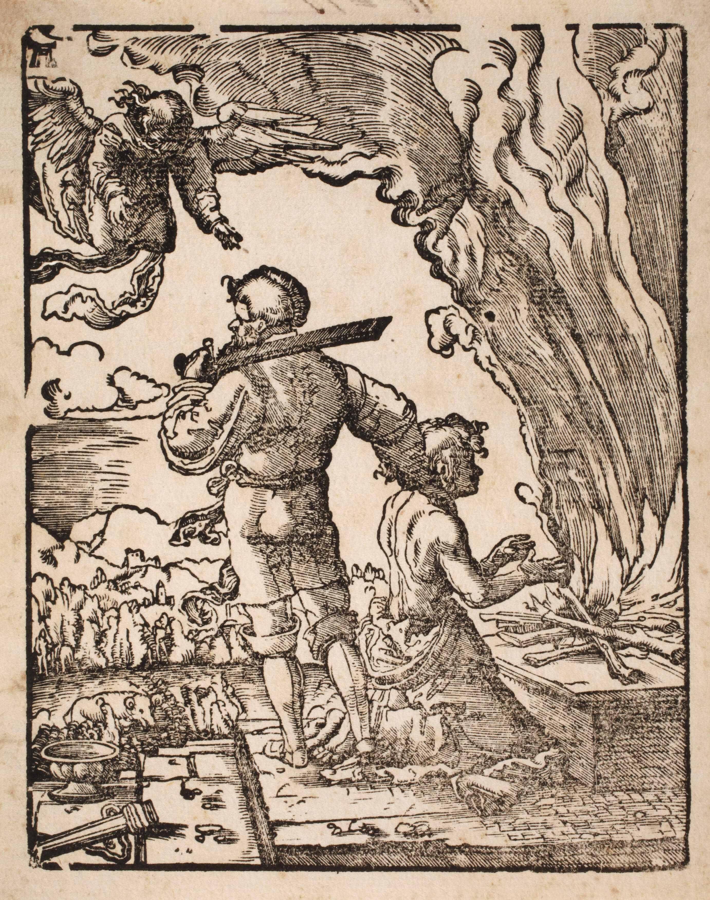 Albrecht Altdorfer, "Das Opfer Abrahams"