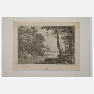 Wenzel Hollar, Teichlandschaft