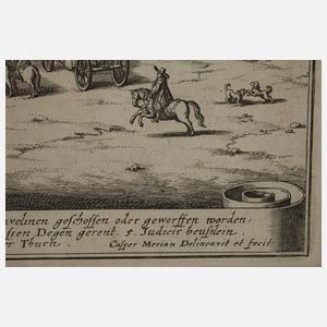 Kaspar Merian, Der Rossmarkt in Frankfurt am Main