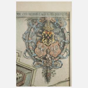 Matthäus Merian d. Ä, Plan von Frankfurt am Main