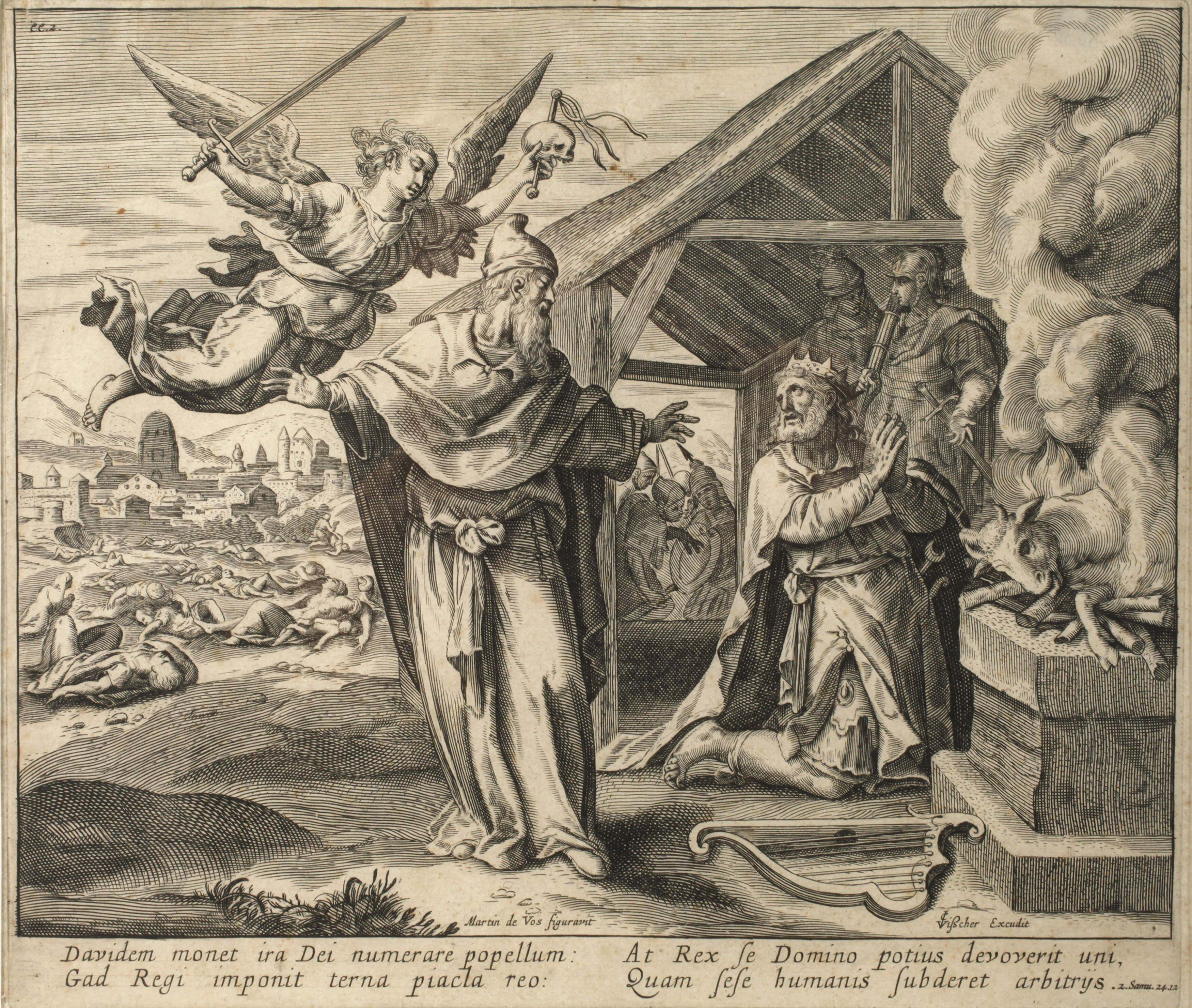 Egidius Sadeler, attr., Davids Sühneopfer