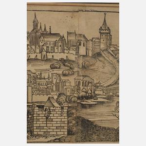 Michael Wolgemut, Ansicht von Prag