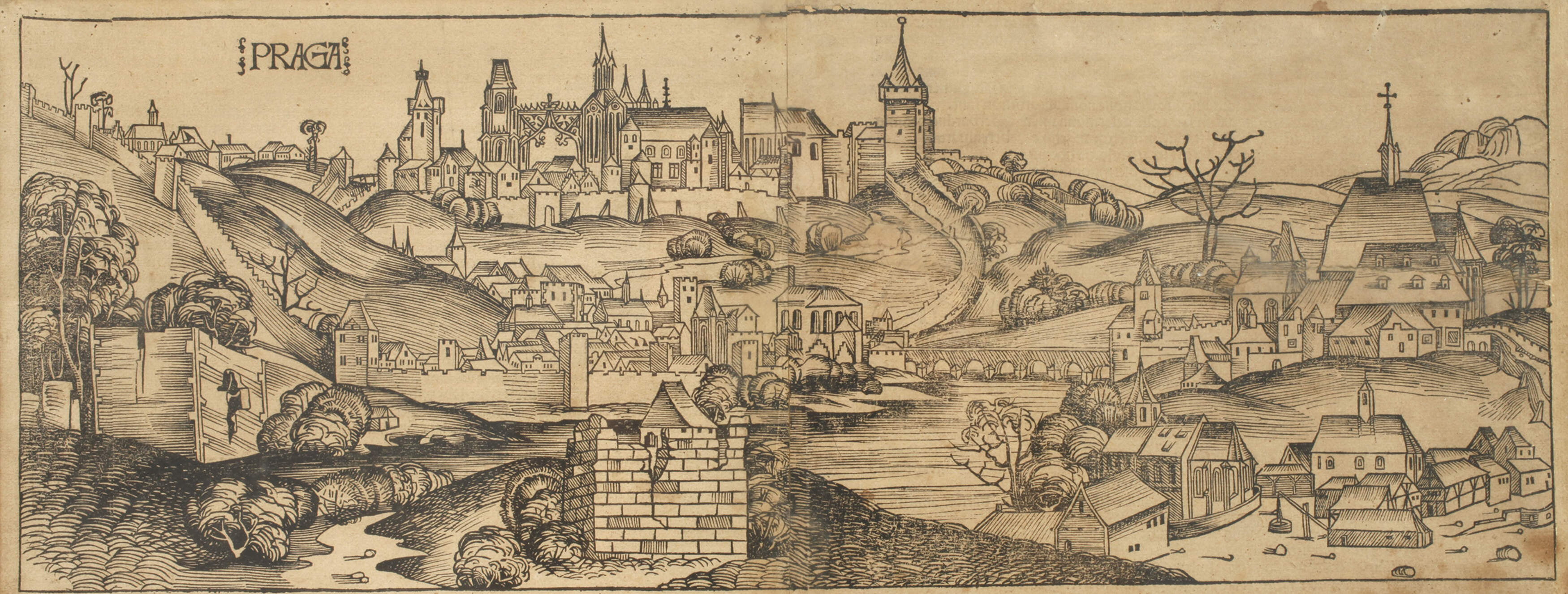 Michael Wolgemut, Ansicht von Prag