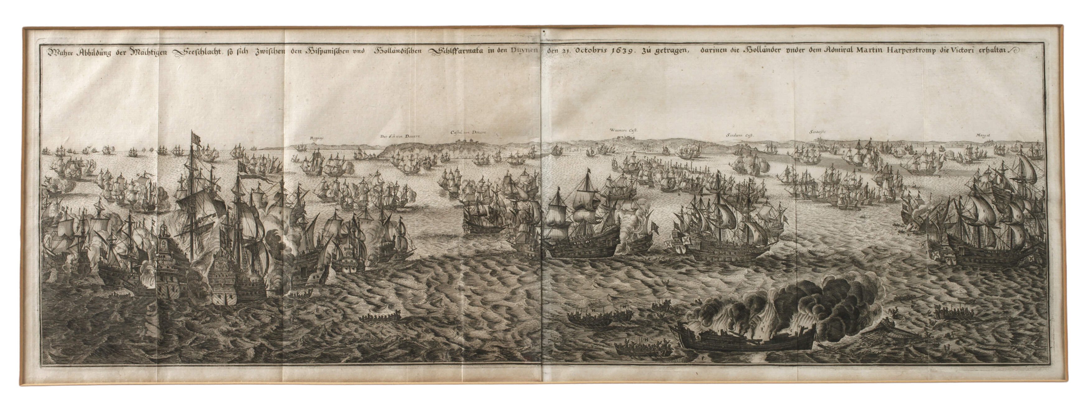 Seeschlacht zwischen Spanien und Holland