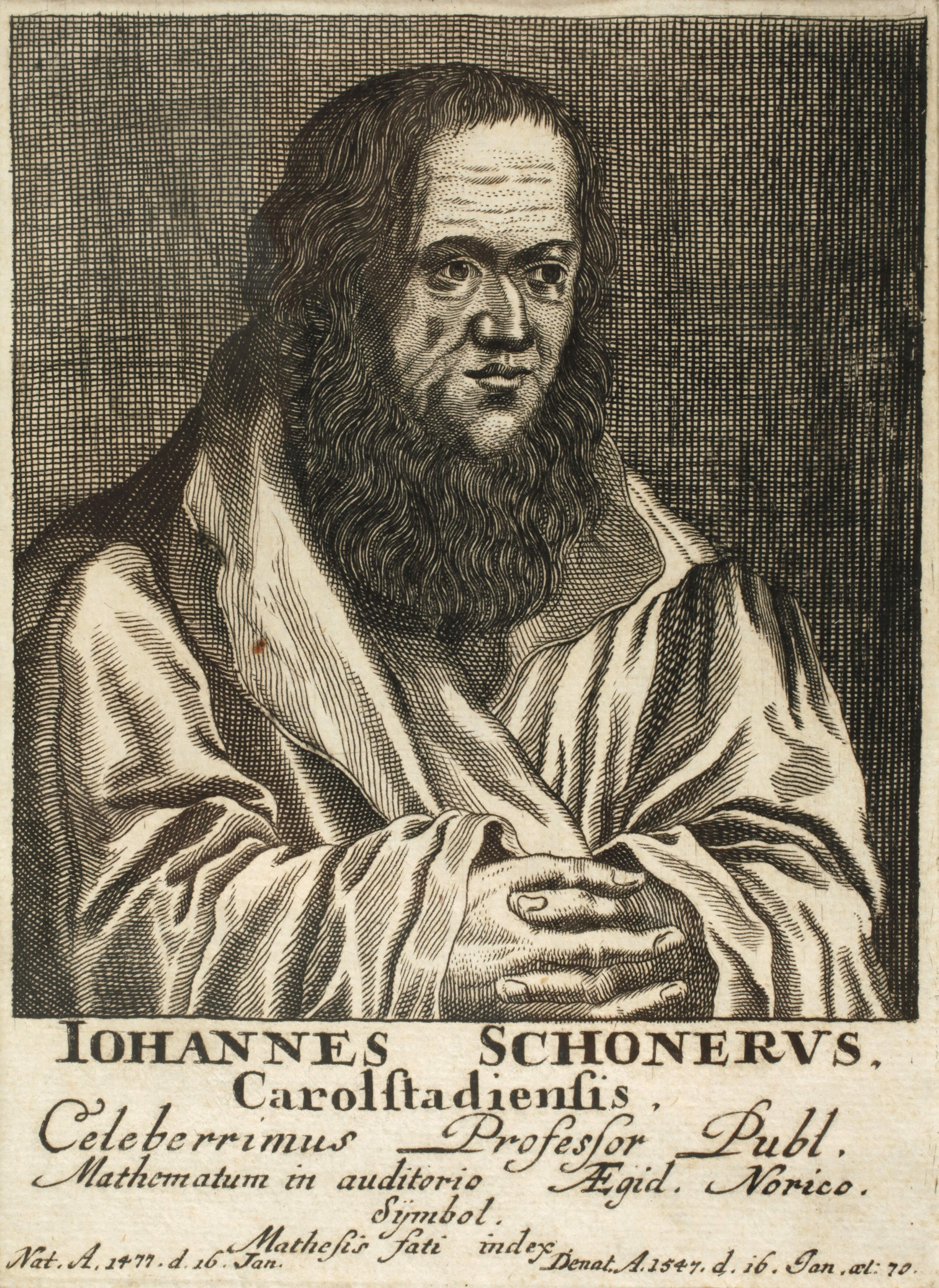 Bildnis des Astronomen Johannes Schöner