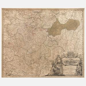 Johann Baptist Homann, Karte Mitteldeutschland