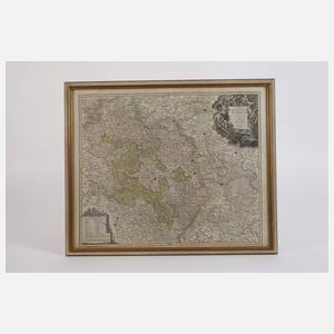 Johann Baptist Homann, Karte Mittelrhein