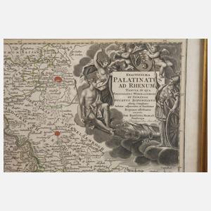Johann Baptist Homann, Karte Mittelrhein