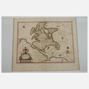 Johannes Janssonius, Kupferstichkarte Insel Rügen