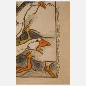Theophile Steinlen, Plakat "Motocycles Comiot"