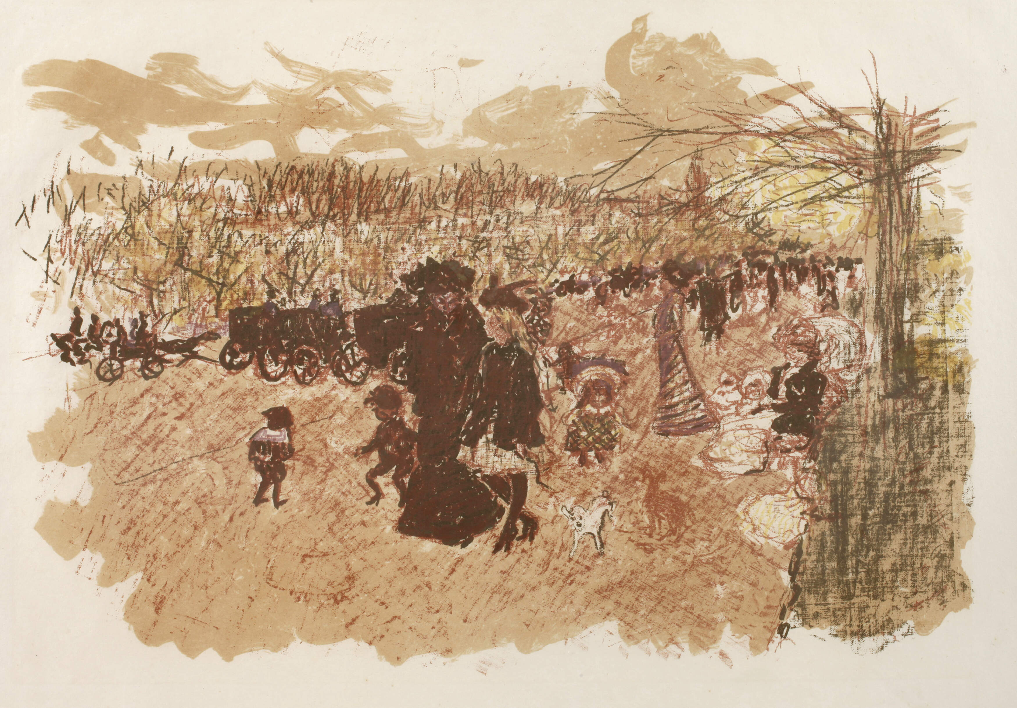 Pierre Bonnard, "Avenue du bois"