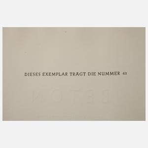 Paul Burghardt, Mappenwerk "Beton"