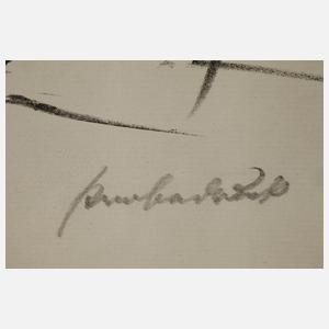 Lovis Corinth, "Liegender Akt mit stehenden Modellen"