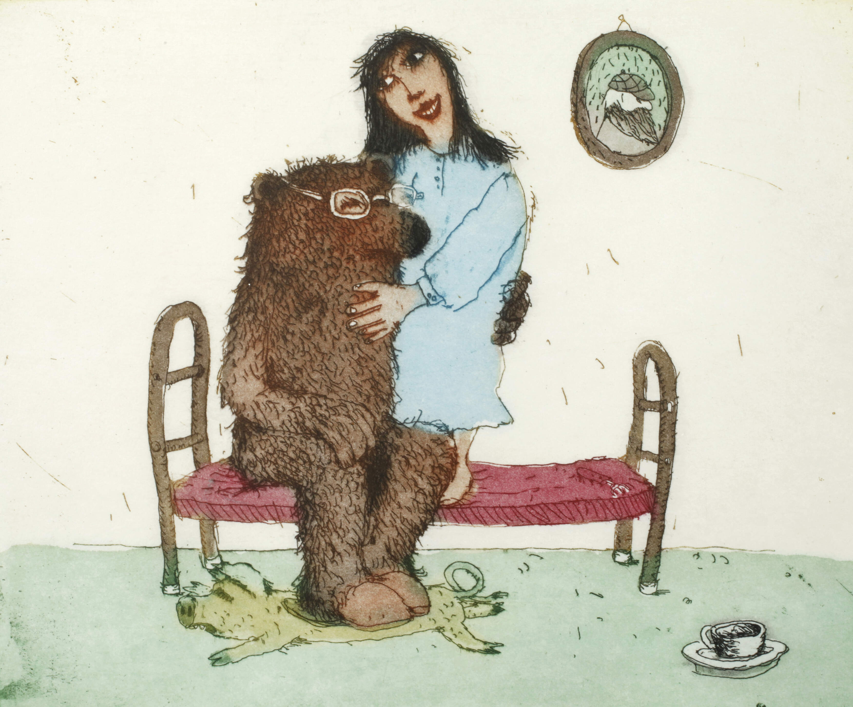 Janosch, Mädchen mit Bär