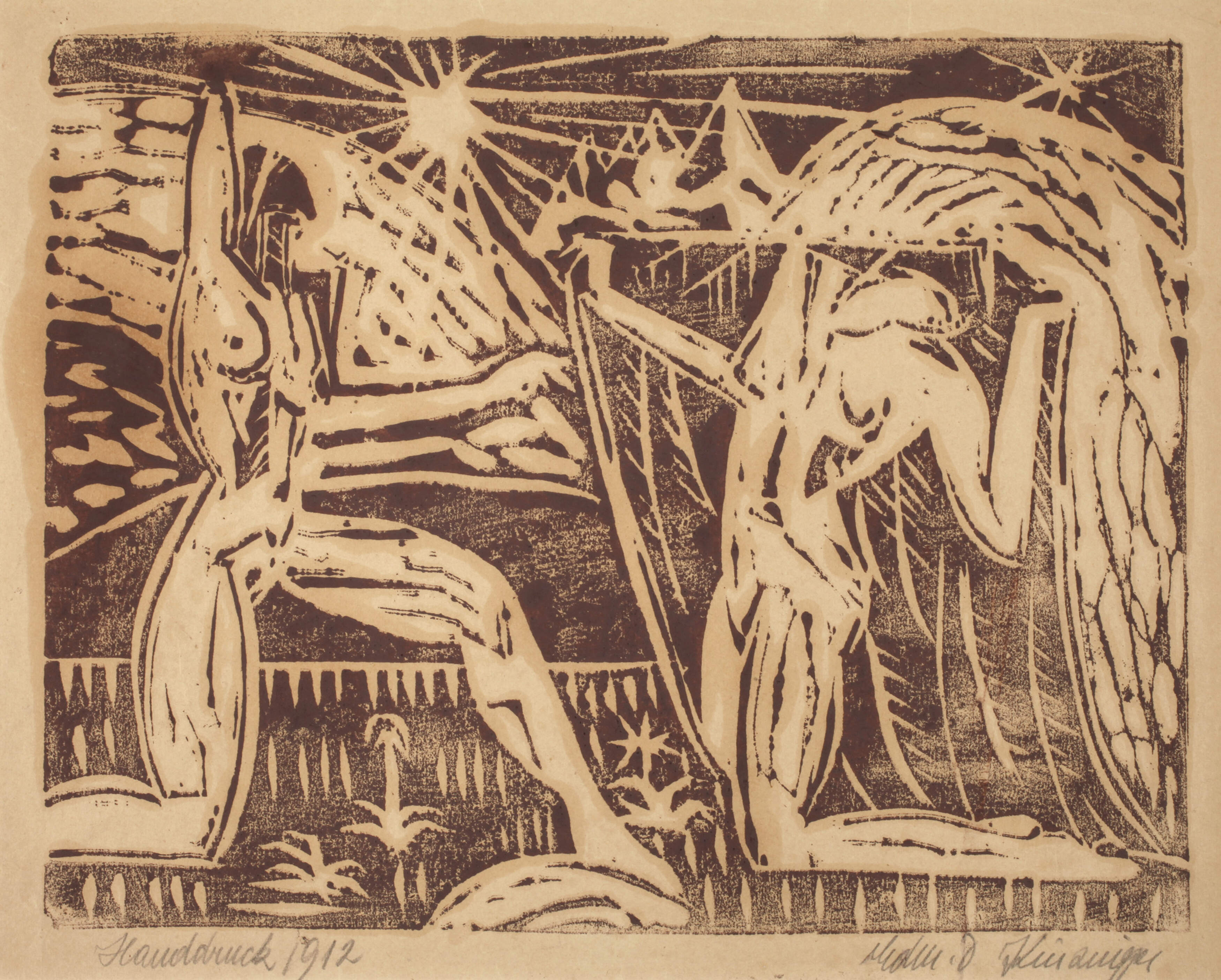 Edmund Daniel Kinzinger, Akte in Landschaft