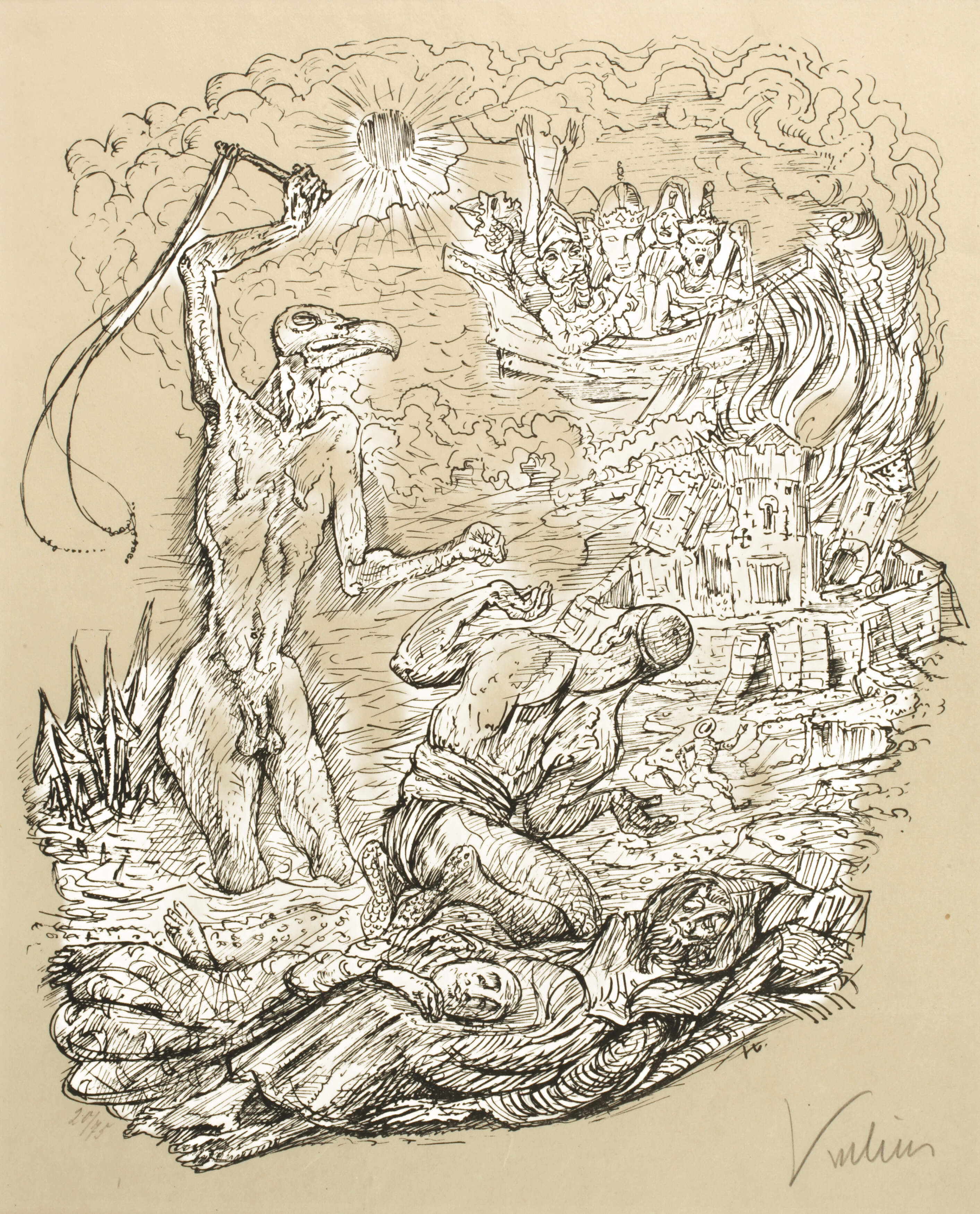 Alfred Kubin, "Menschheitsdämmerung"