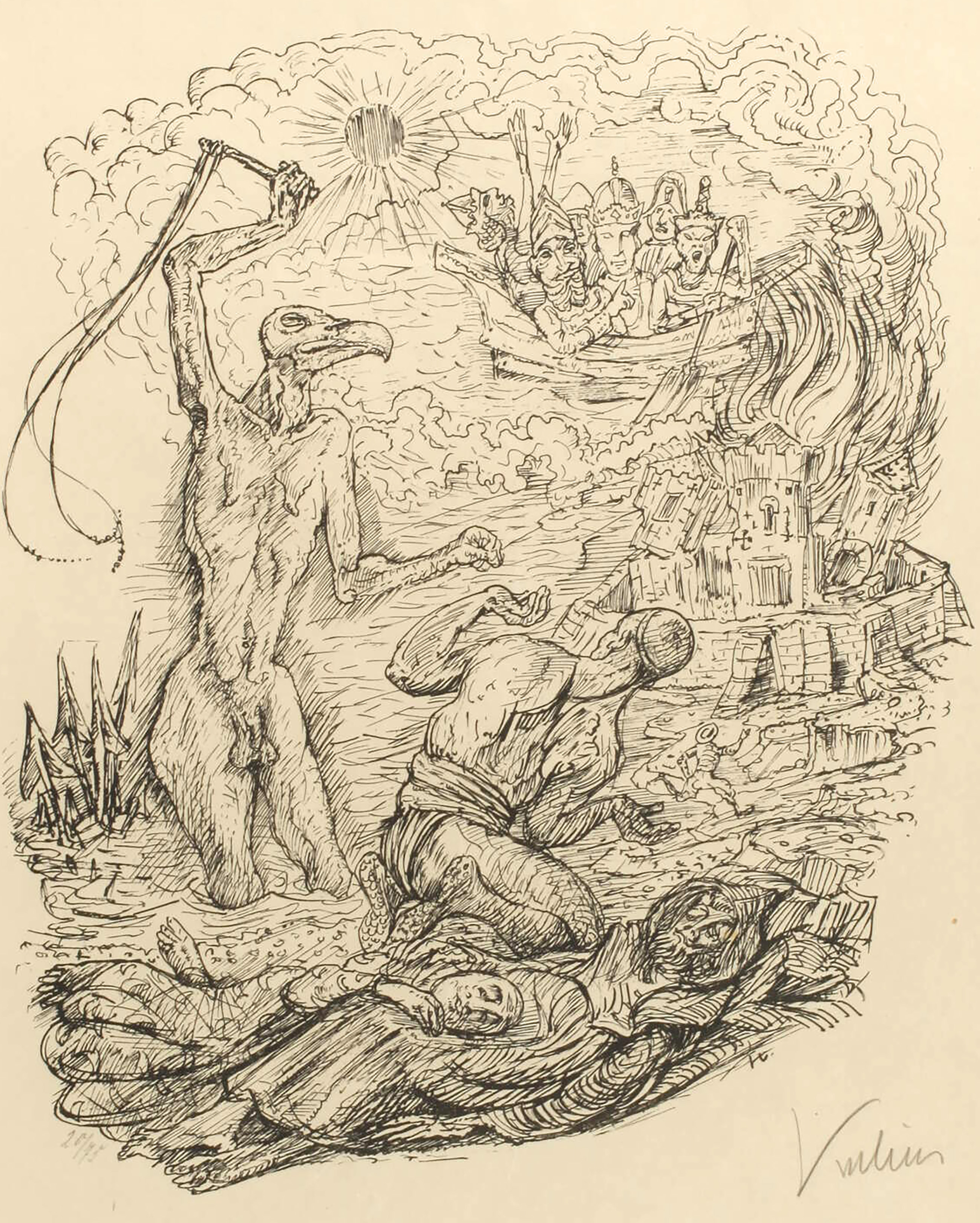 Alfred Kubin, "Menschheitsdämmerung"
