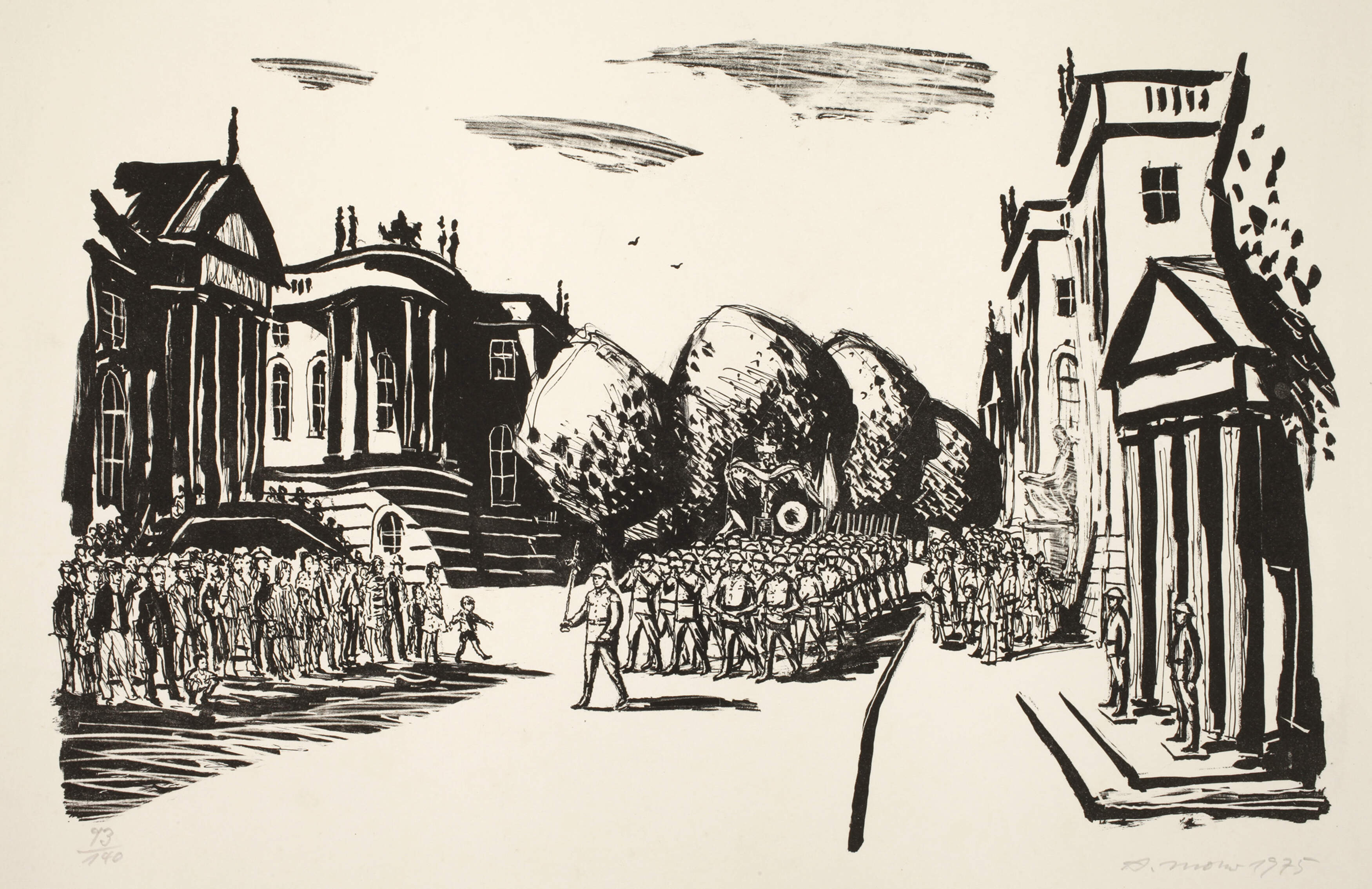 Arno Mohr, "Wachaufzug Unter den Linden"