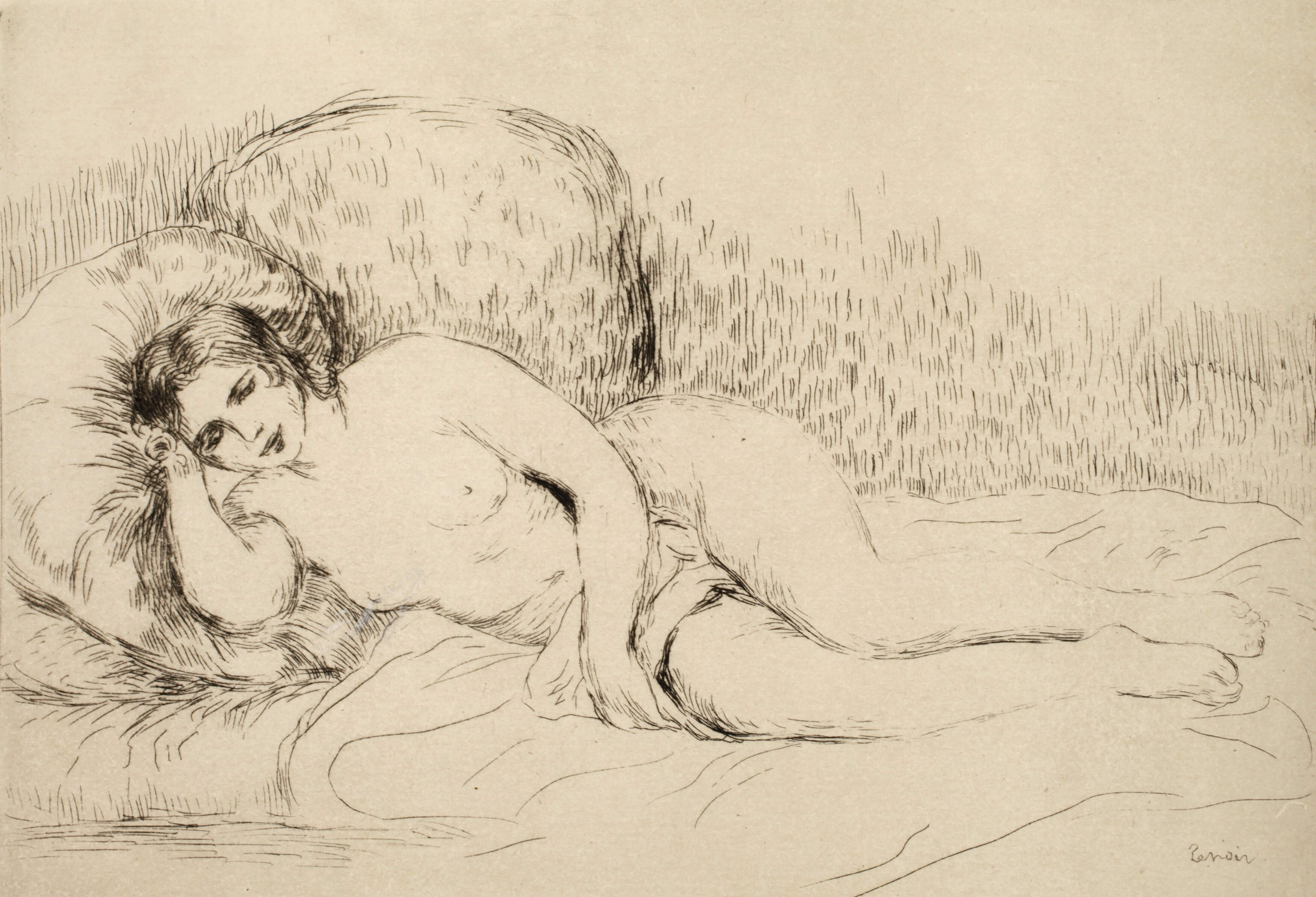 Pierre-Auguste Renoir, "Femme nue couchée"