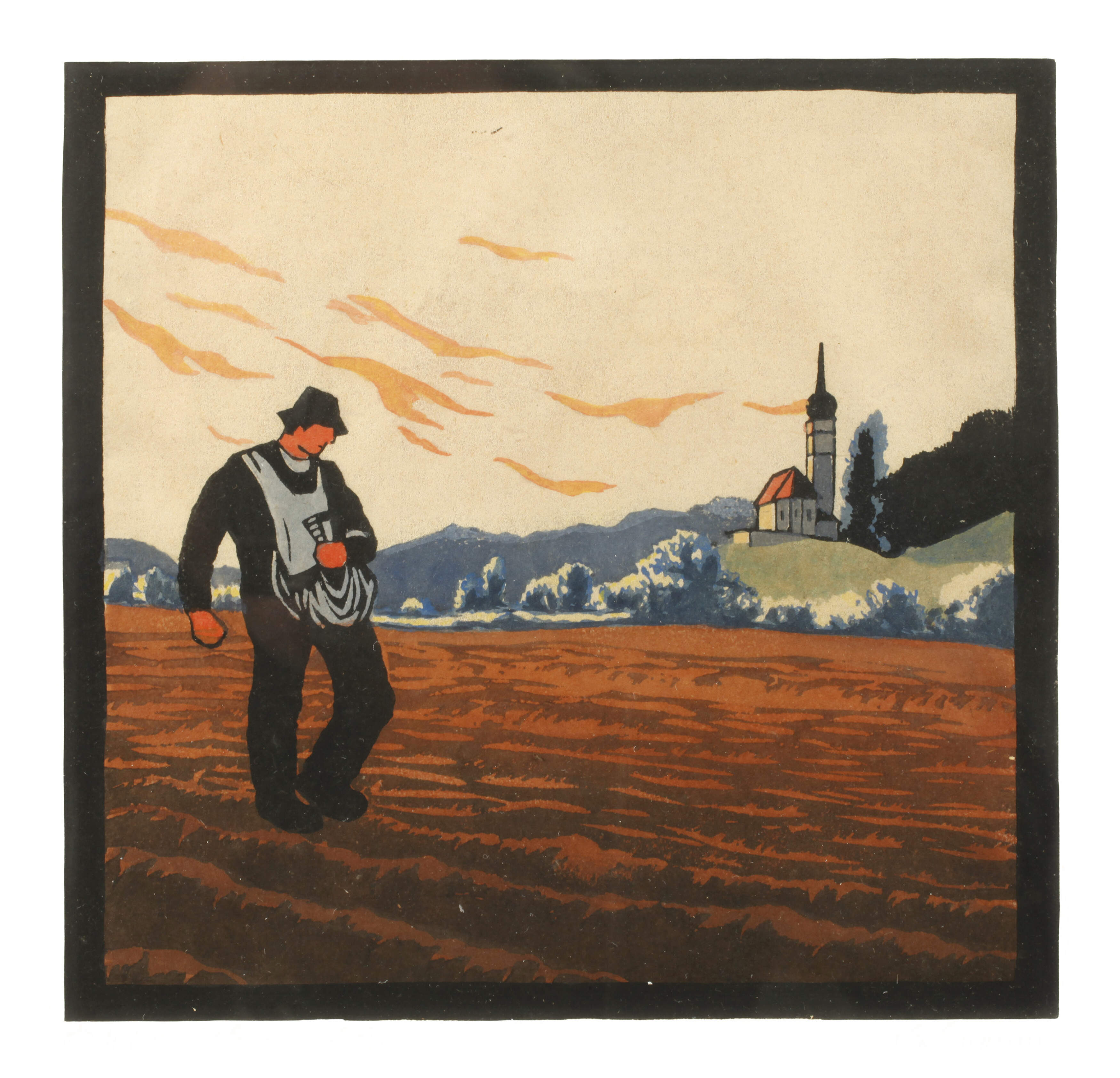 Sidonius von Schrom, Säender Bauer