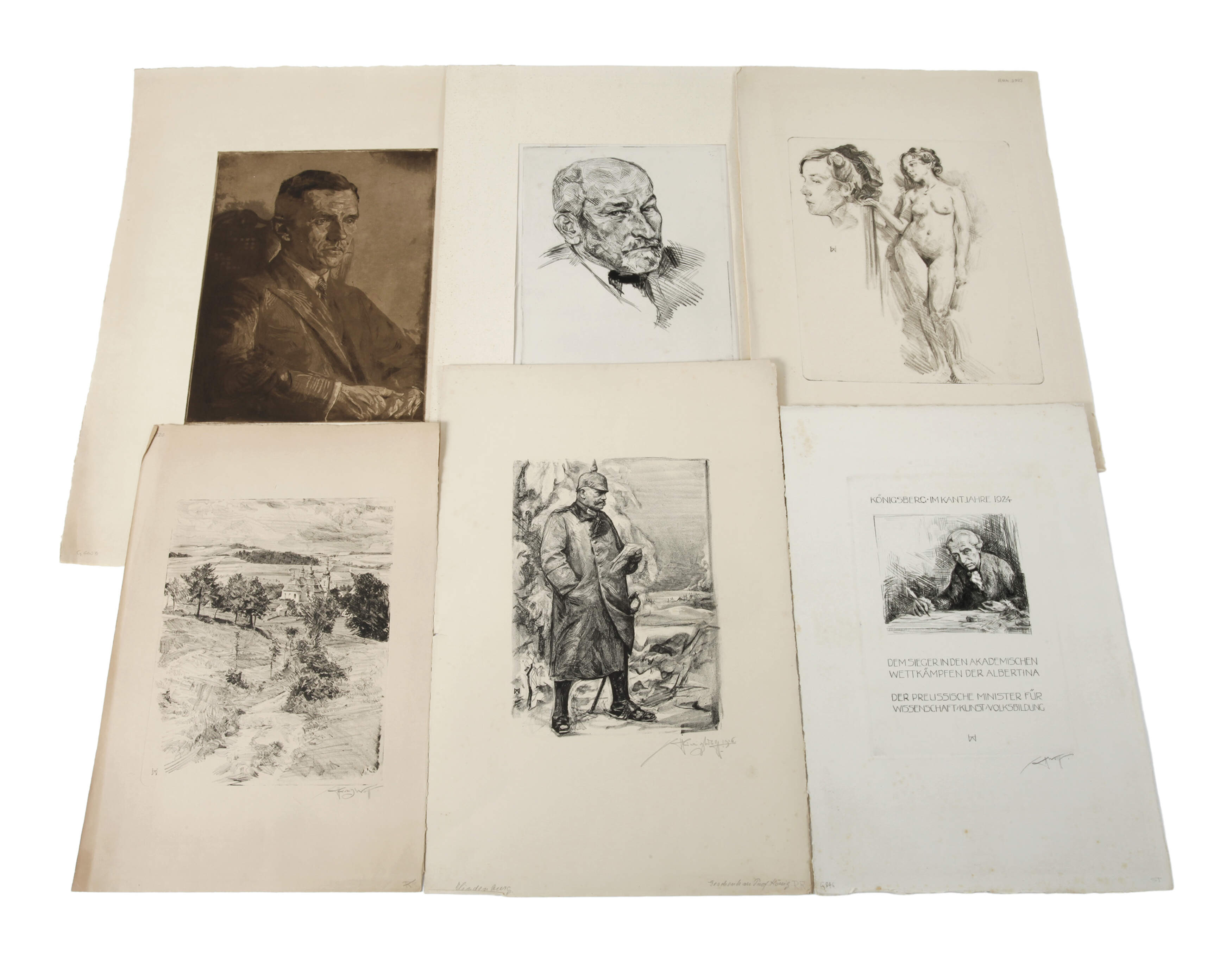 Heinrich Wolff, Graphikkonvolut