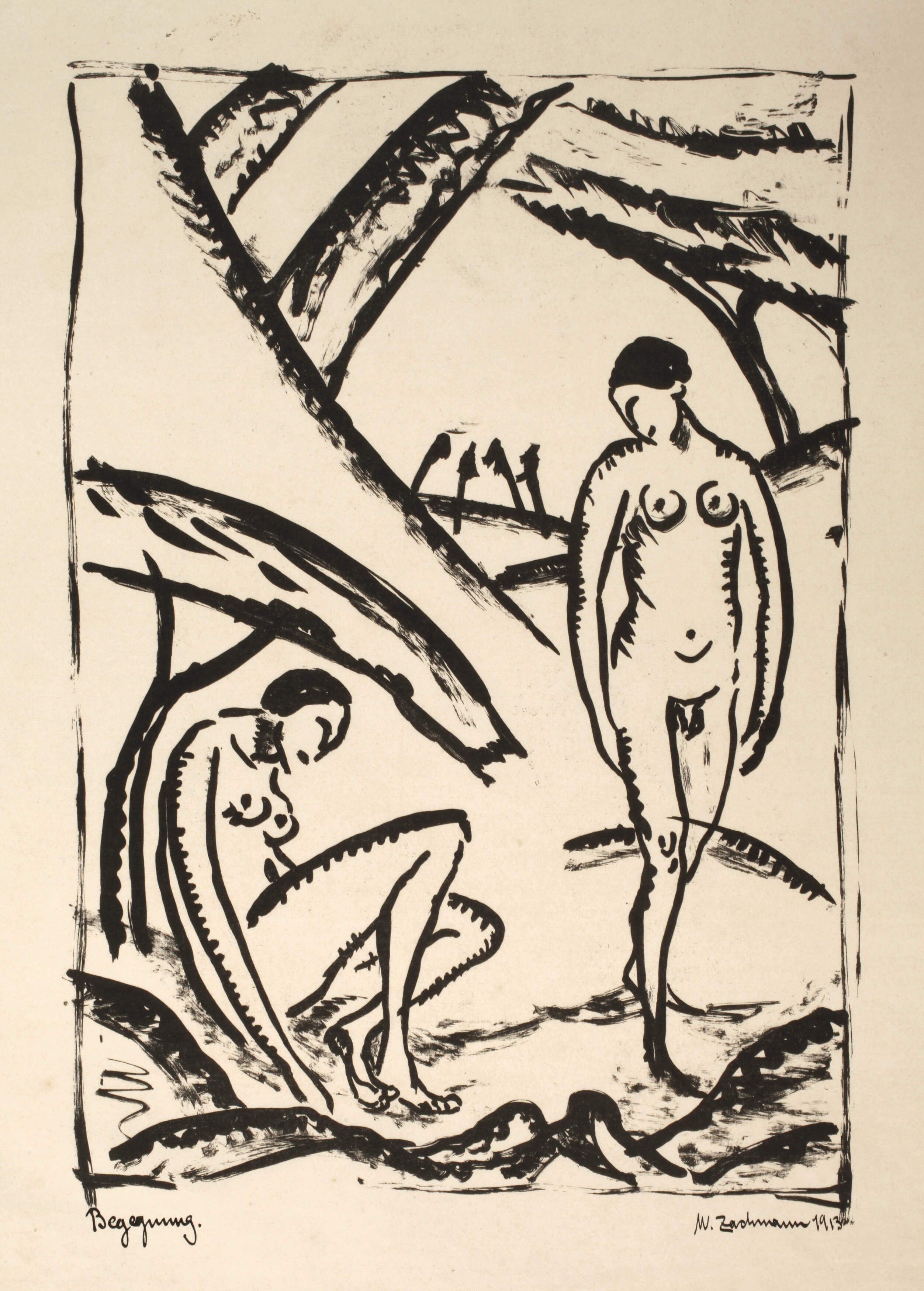 Max Zachmann, "Begegnung"