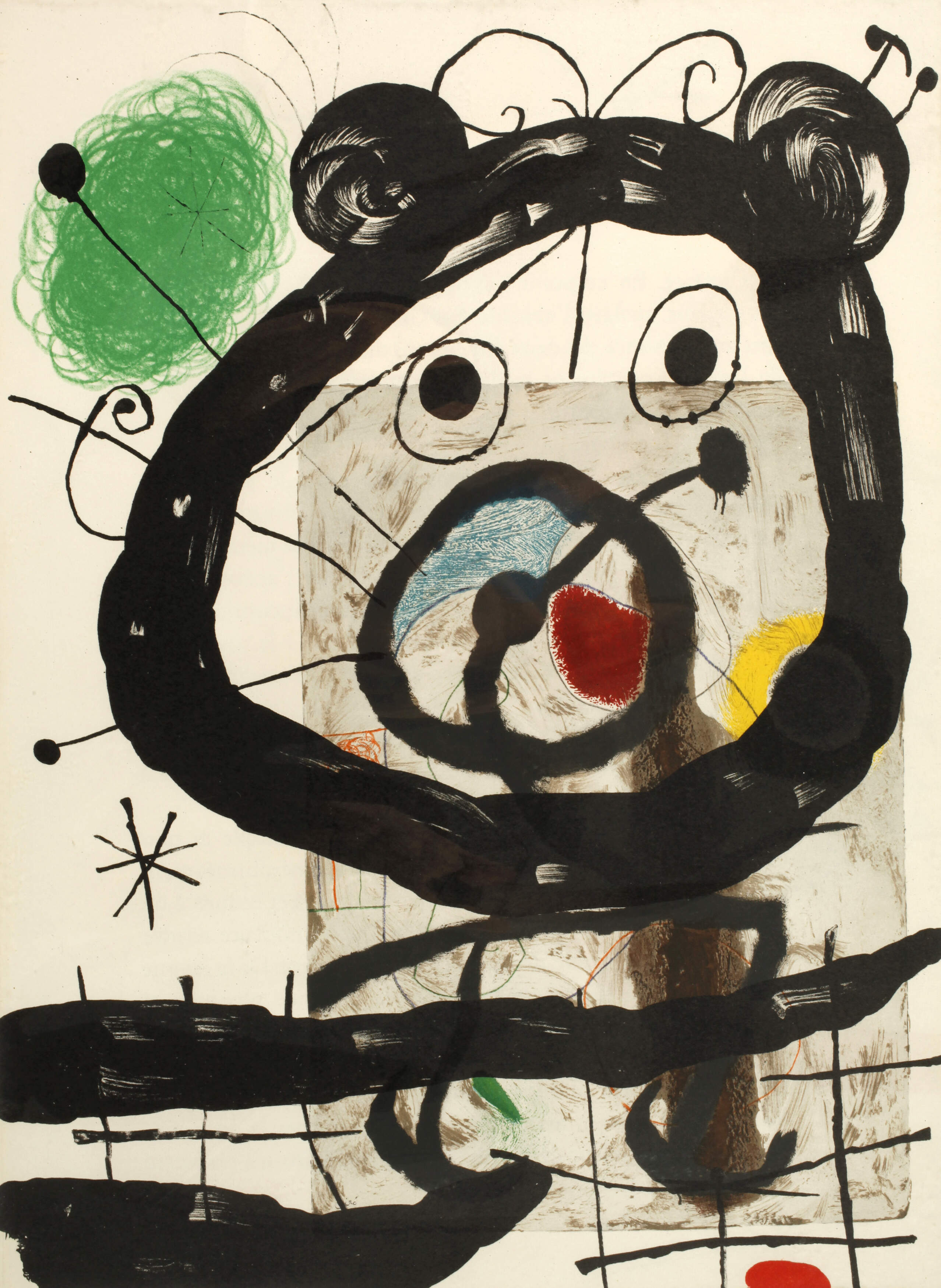 Joan Miró, "Die große Figur"
