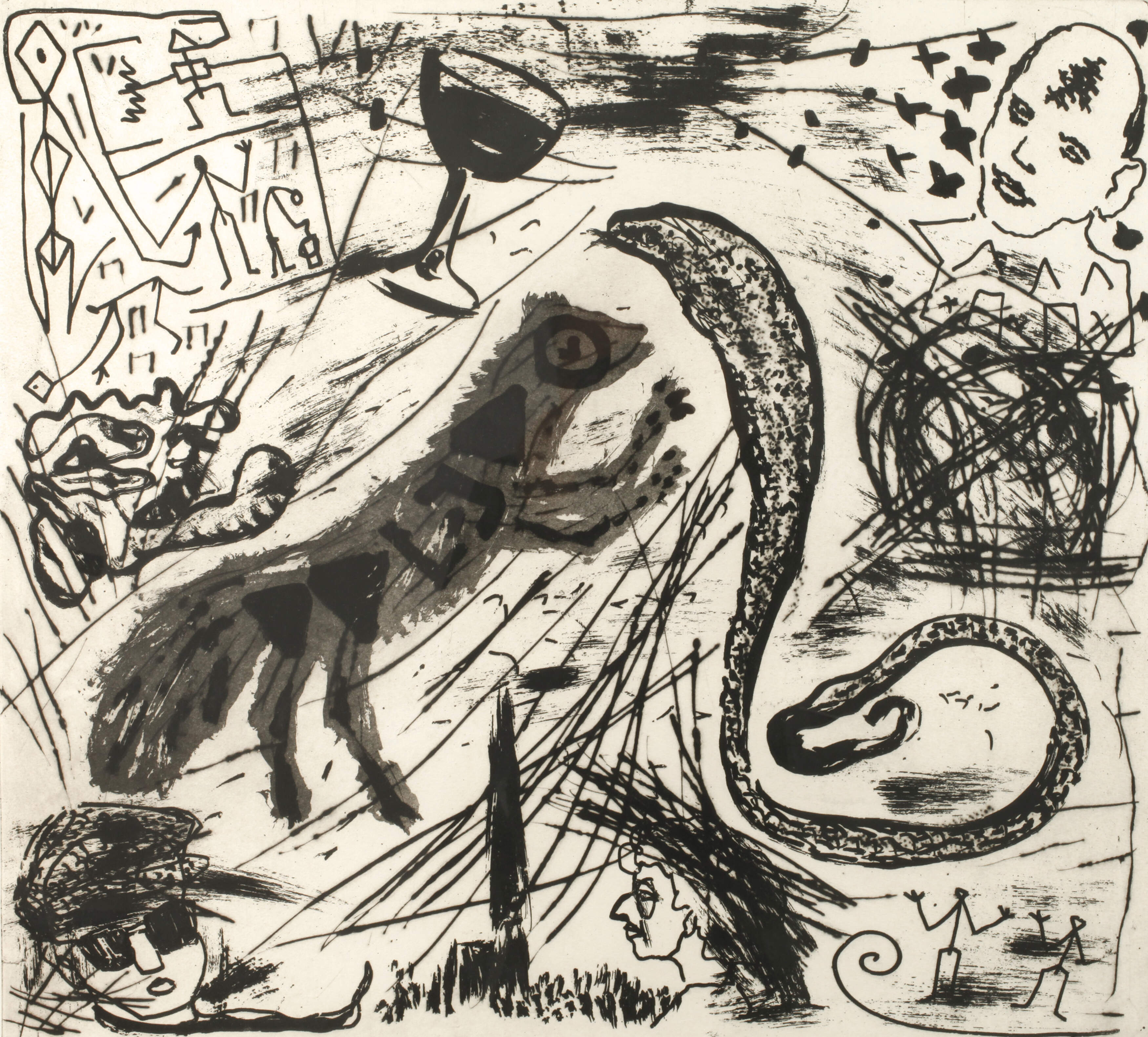 A. R. Penck, aus "Was einem Emigranten..."