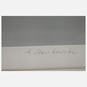 Anton Stankowski, Komposition vor Grau