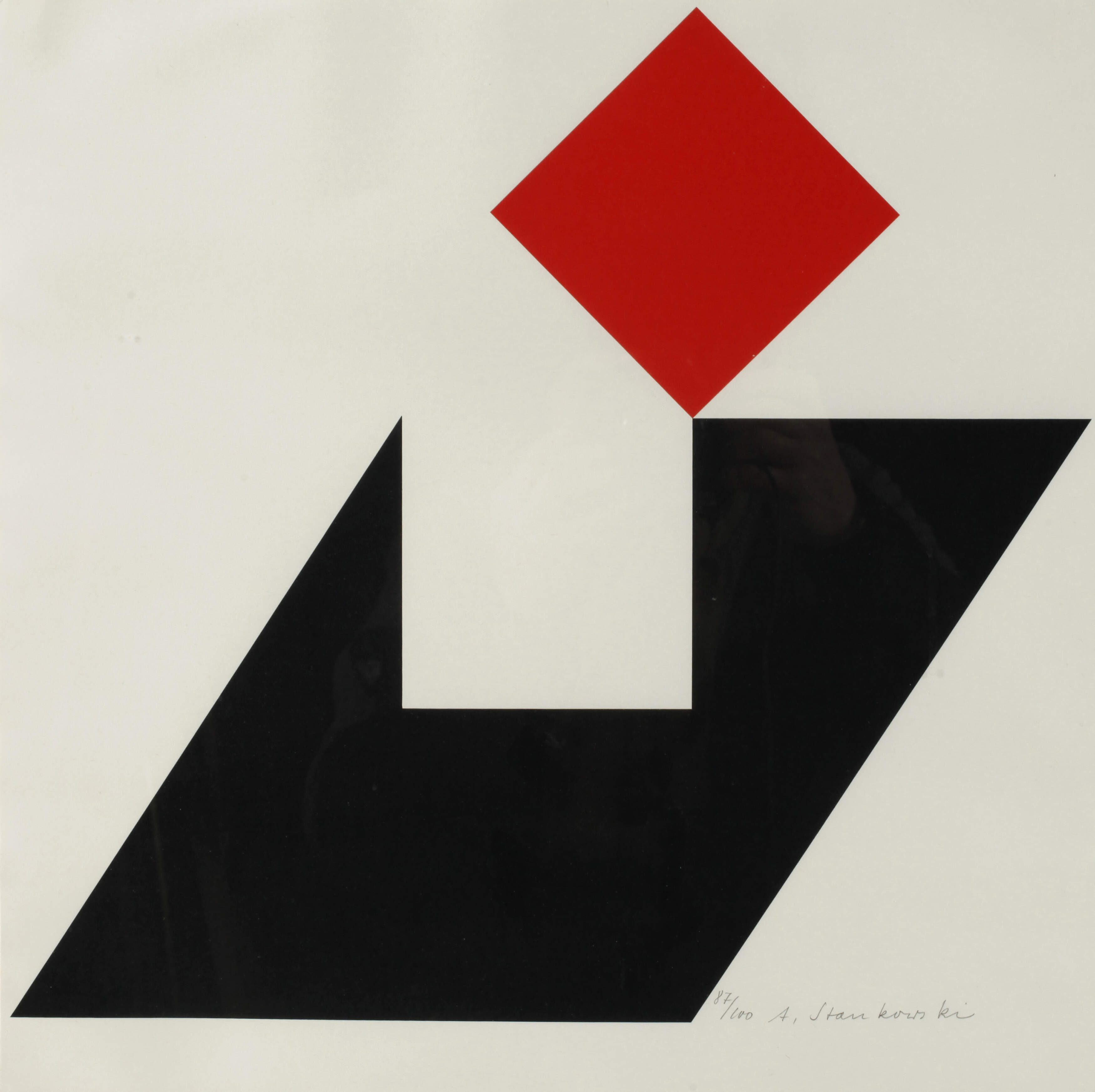 Anton Stankowski, Rotes Viereck