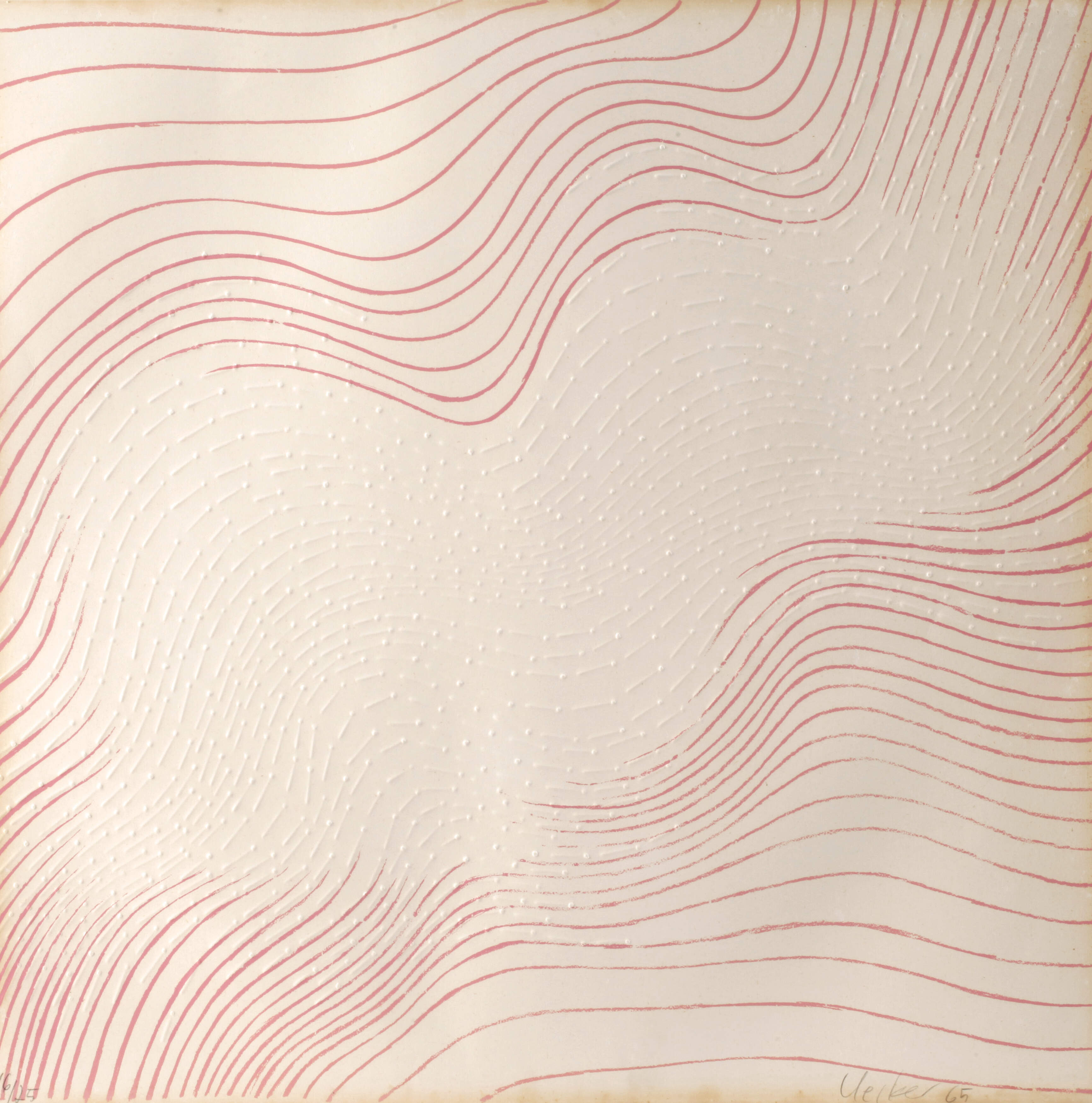 Günther Uecker, "Welle"