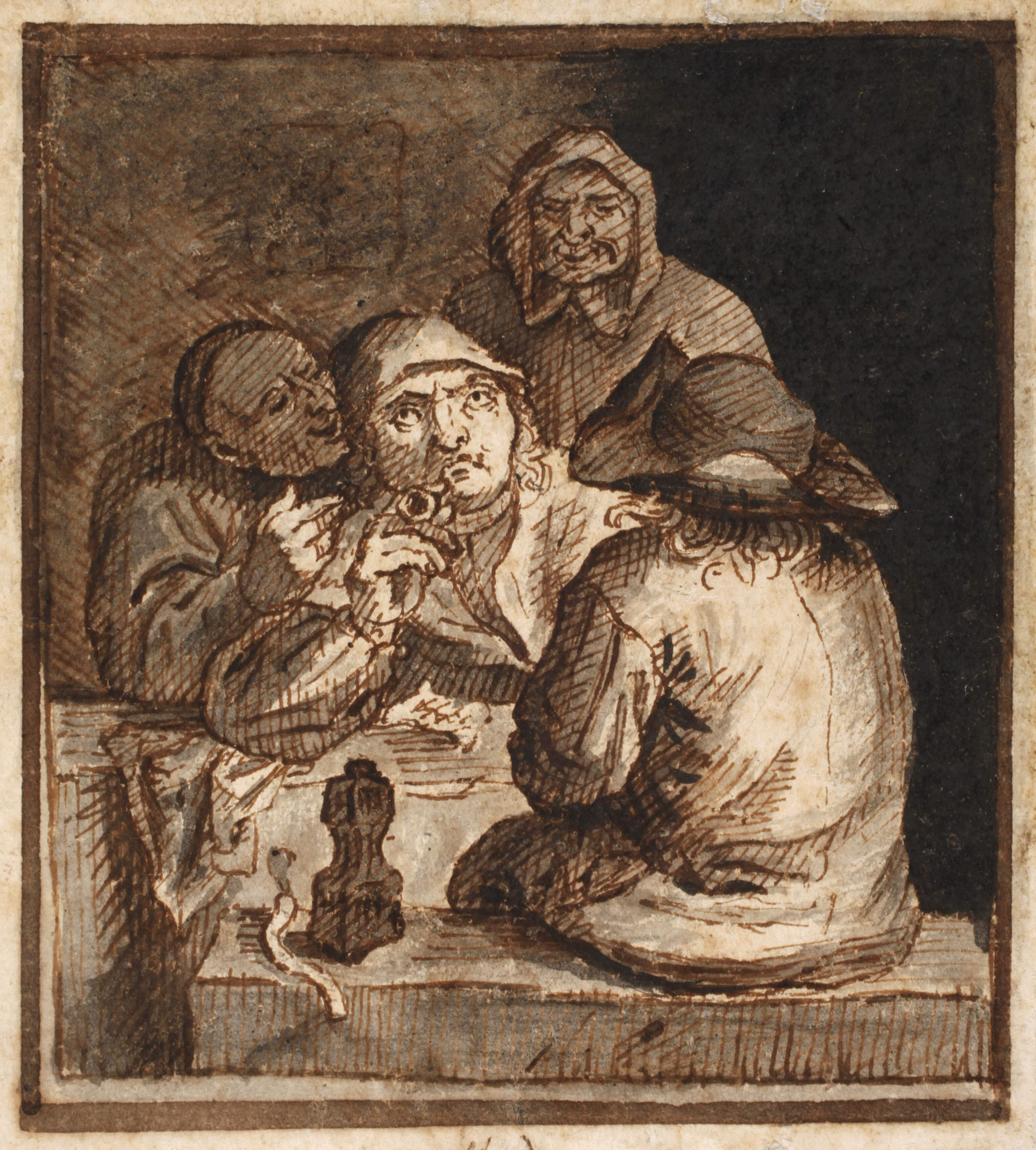 Bauern in der Taverne