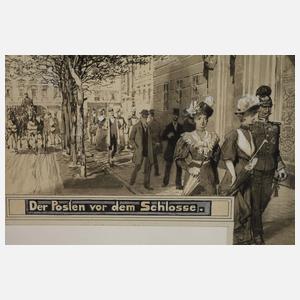 Franz Kopallik, "Der Posten vor dem Schlosse"