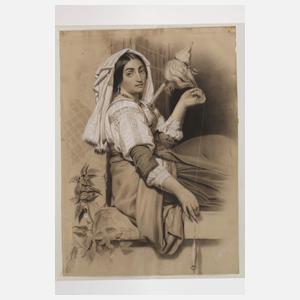 Adolph Liebmann, Spinnende Neapolitanerin