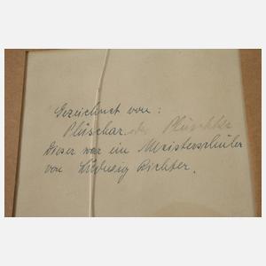 Moritz Pläschke, attr., Figurenstudie