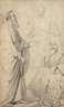 Moritz Pläschke, attr., Figurenstudie