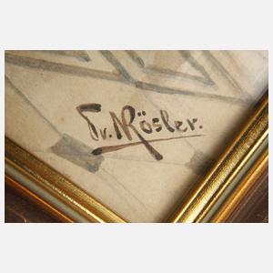 Franz Rösler, Antike Szene