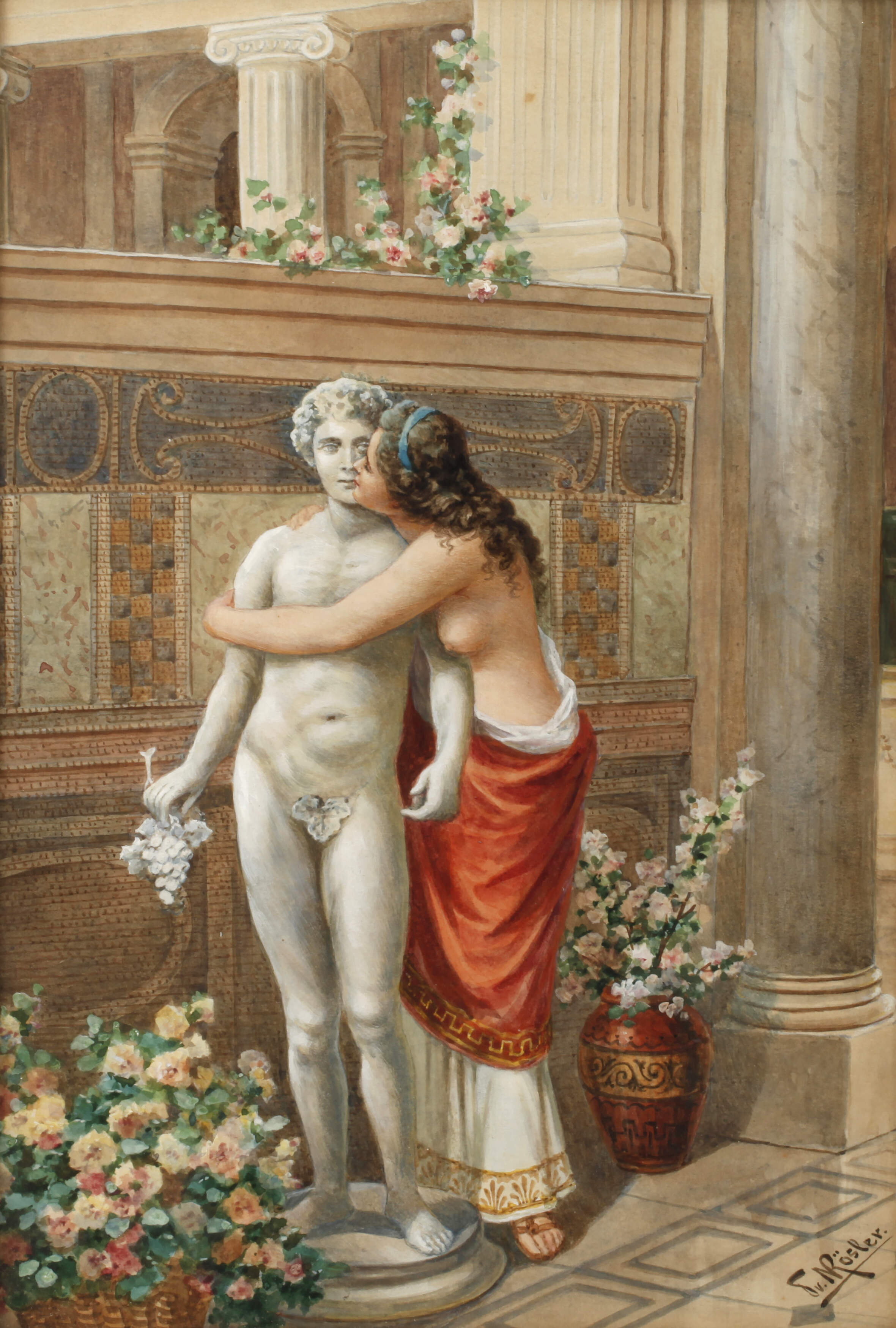 Franz Rösler, Antike Szene