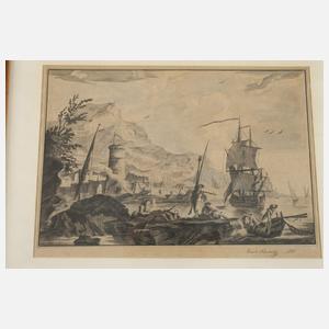 Eduard Schwaab, Paar Küstenszenen